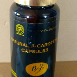 natural B carotene capsules